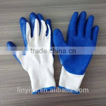 New premium latex rubber coated palm antiskid safety work gloves