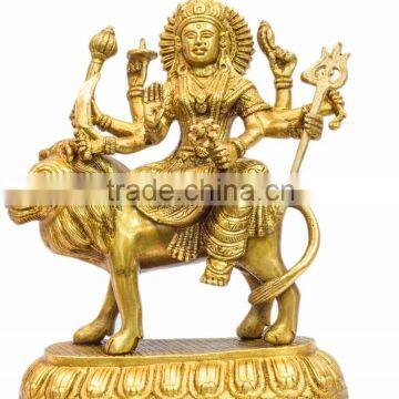 Brass Maa Durga 9"