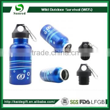 Vacuum insulated double wall stainless steel water bottle