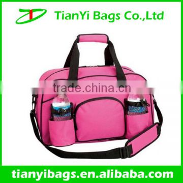 2014 factory offer gym sports bag with shoe compartment