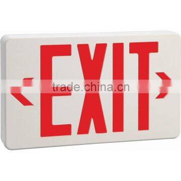 ET-100 UL listed LED rechargeable 2 sided exit sign