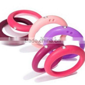 2012 New Fashion Diamond Silicone Finger Ring                        
                                                Quality Choice