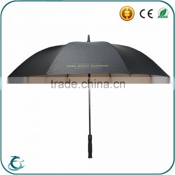 China manufacturer advertising gift windproof custom logo printing golf umbrella