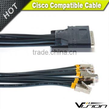 10ft CAB-OCTAL-ASYNC Cisco Compatible 8-Lead Octal Cable 68-Pin to 8-Male RJ45s 72-0845-01                        
                                                Quality Choice