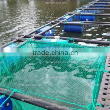 HDPE small scale pen culture cage farming fish in group