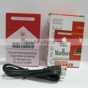 Music Cigaret Case with TF Card Speaker MP3