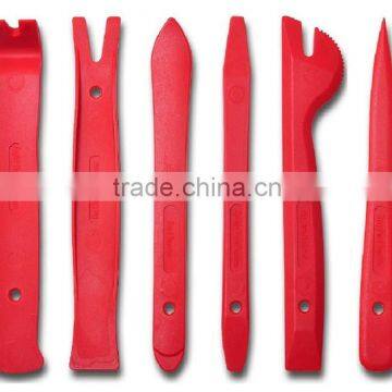 6PC Car Auto Trim Removal Tool Audio Panel Door Clip Removal Pry Tool Set Red