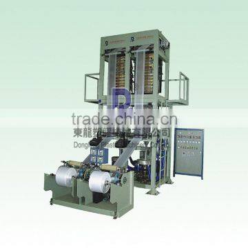 Double Lines Plastic PE Blown Film Machine