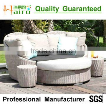 all weather rattan wicker outdoor lounge bed