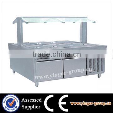 YGDM50-8 Luxury Style Stainless Steel Buffet Chiller