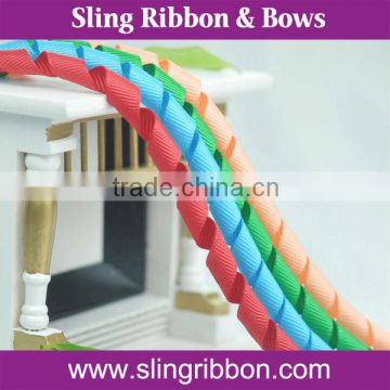 Solid Color 3/8" Grosgrain Ribbon Curling Ribbon Wholesale