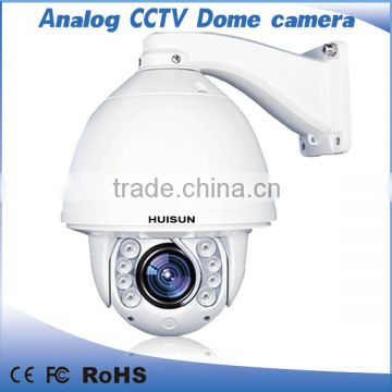 30X Optical Zoom CCD sensor IR high speed dome analog camera