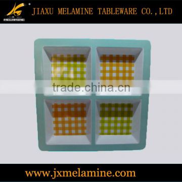 melamine 4-section candy tray