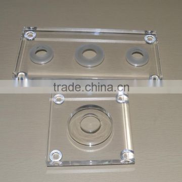 China custom acrylic lamp base/socket holder