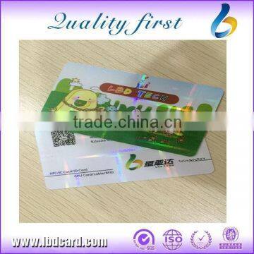 Pre-printed Custom Plastic Card With Serial QR Code Number Printing In China