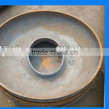 ASME standard punching dish head dish end with manual hand hole