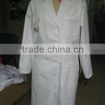 HOT selled 100%cotton normal doctor lab coat uniform