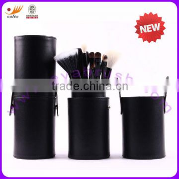 12pcs cylinder makeup brush blush containers