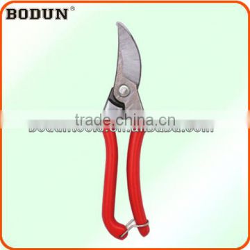 B4039 Good sales red rubble handle pruner cut-and-hold pruning shear pruning tool