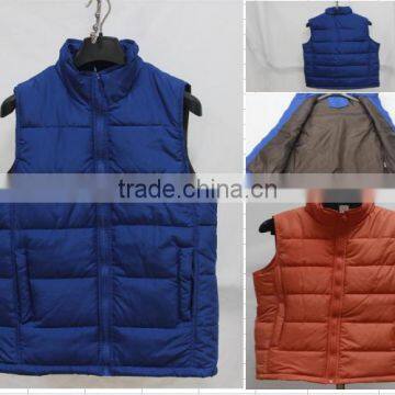 Hot sale high quality padded winter vest mens 2017