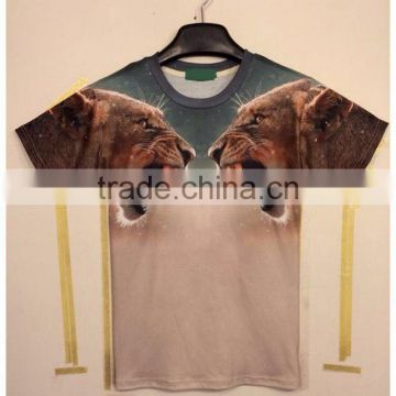 OEM custom printed T shirt 3d sublimation printing men t shirt wholesale