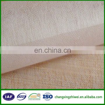 50% polyester 50% nylon non woven fusible interlining