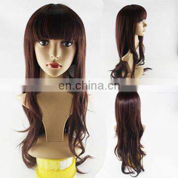 Soft Degree Hair 2014 sexy fashion Long wave lady's kankekare synthetic hair lace wig
