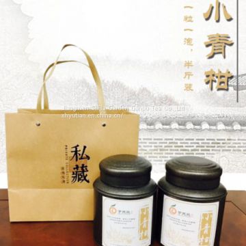 [Yu Tian] white tea palace Vintage orange authentic new green tangerine peel Pu'er Tea 500g