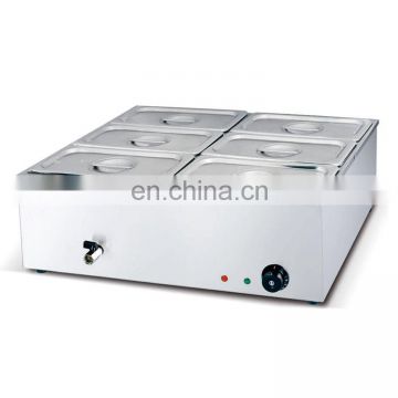 Factory wholesale price stainless steel electric counter top gasbainmarie