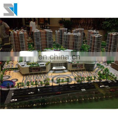 shopping mall building scale model , 3d real estate sales presentation model
