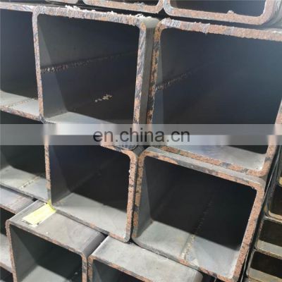 China factory ERW black RHS SHS 150*150 200*200 square and rectangular steel hollow section pipe tube price
