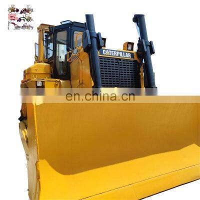 Second hand Japan CAT road construction machine Caterpillar D9R crawler bulldozer in Shanghai China
