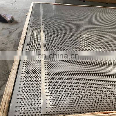 ISO Certification  Stainless Steel Round Hole Perforated Metal Sheet