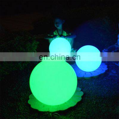 cordless portable outdoor landscape decoration led ball Garden solar led glow swimming pool solar ball light usb rechargeable