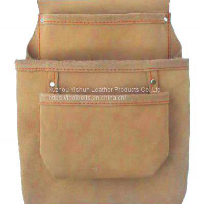 Suede leather   nail & tool bag