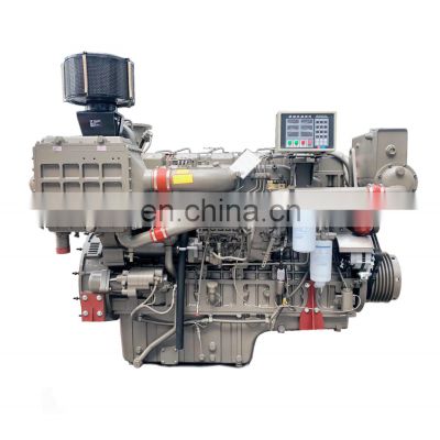 New original 390hp Yuchai YC6T series 4 stroke YC6T390C marine diesel engine