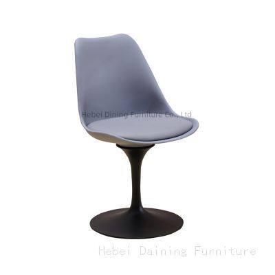Drum Foot Swivel Plastic Solid Back Side Chair DC-P03Y