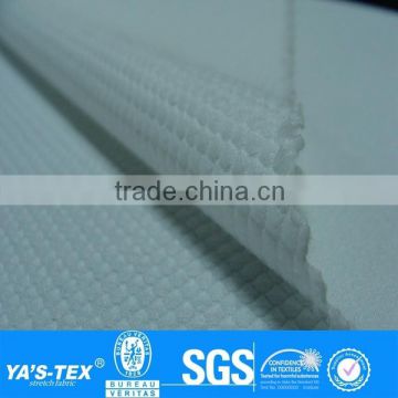 White polyester spandex cooldry soft stretch fabric for mountaineering