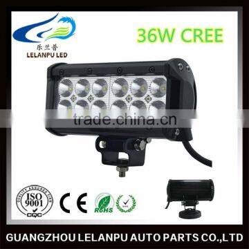 LED Auto lighting waterproof IP68 6.5 inch 36W dual row LED light bars for trucks
