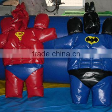 Hot sell cheap inflatable fat costume for kids in stock