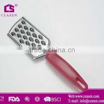 2015 new design stainless steel manual flat grater with pp handle