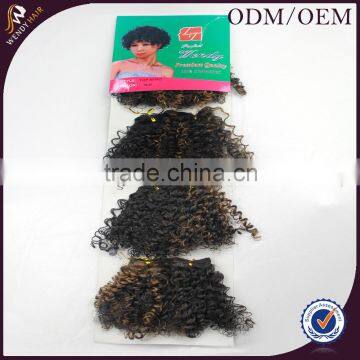 Popular Sale OTHER blonde kinky curly hair weave
