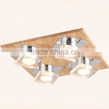 oak wood decorative modern ceiling light for home ceiling lamp living room