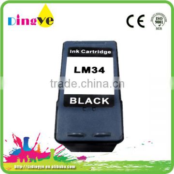 shenzhen ink cartridge forlexmark 34/35 refillable ink cartridge for printer with auto reset chip