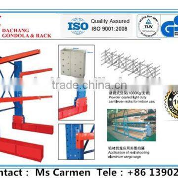 Dachang Manufacturer High Quality of Heavy Duty Cantilevered Rack ISO and TUV approved