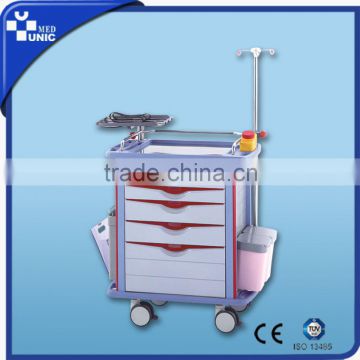 hospital emergency equipment medical trolley
