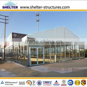 German glass walls structure,glass marquee rental in China