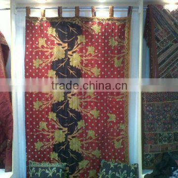 VINTAGE KANTHA CURTAINS~AMAZING DISCOUNTED PRICES DIRECTLY FROM FACTORY IN INDIA