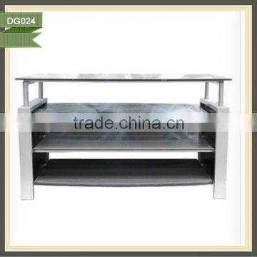modern metal white corner glass tv stand shelf cabinet bracket