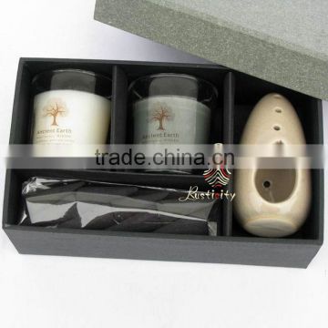 home decoration with fragrance tealight and incense stick and incense cone / two colors